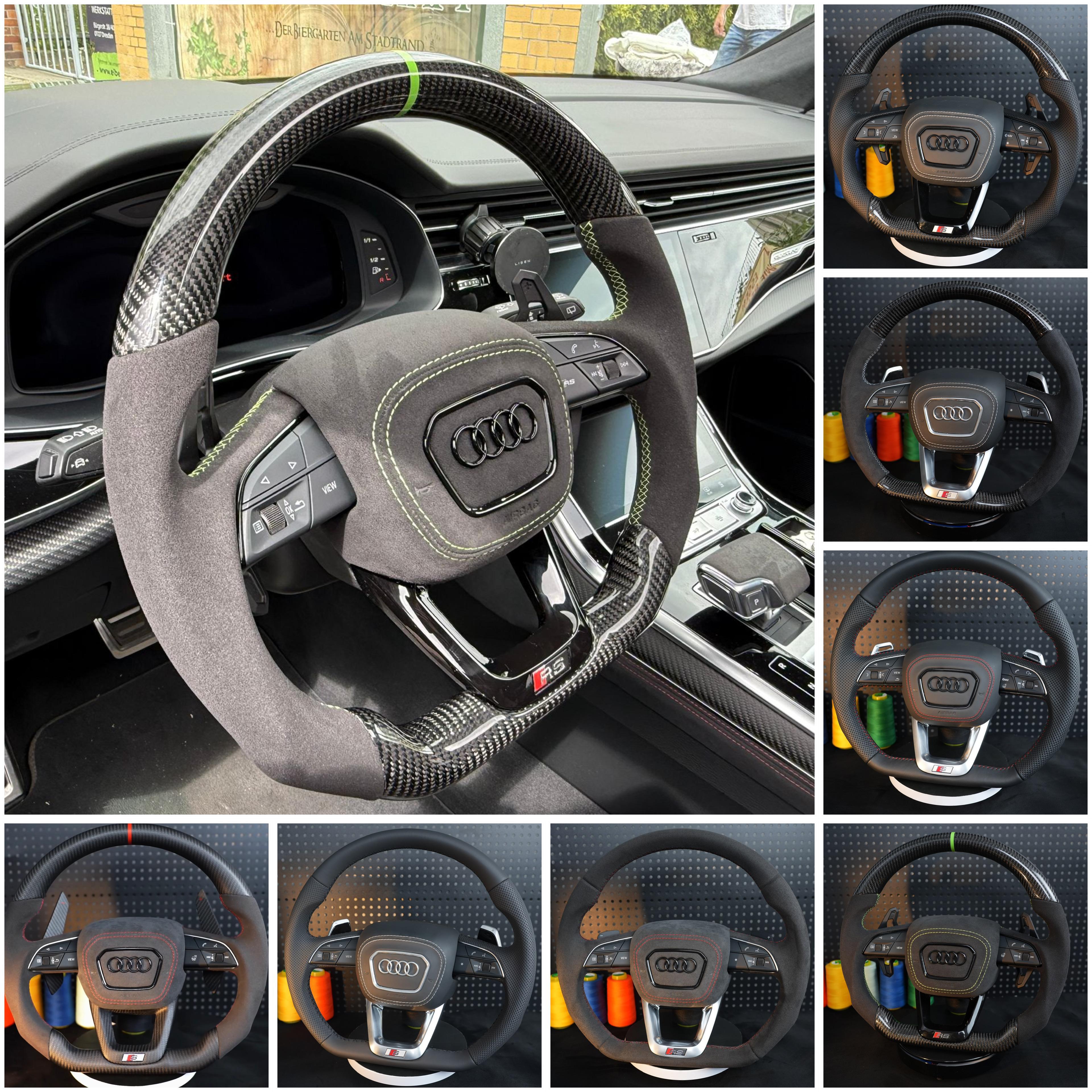 Audi A3 S3 RS3 RS4 RS5 B9 RSQ3 SQ5 Q7 SQ7 SQ8 RSQ8 4M Steering Wheels