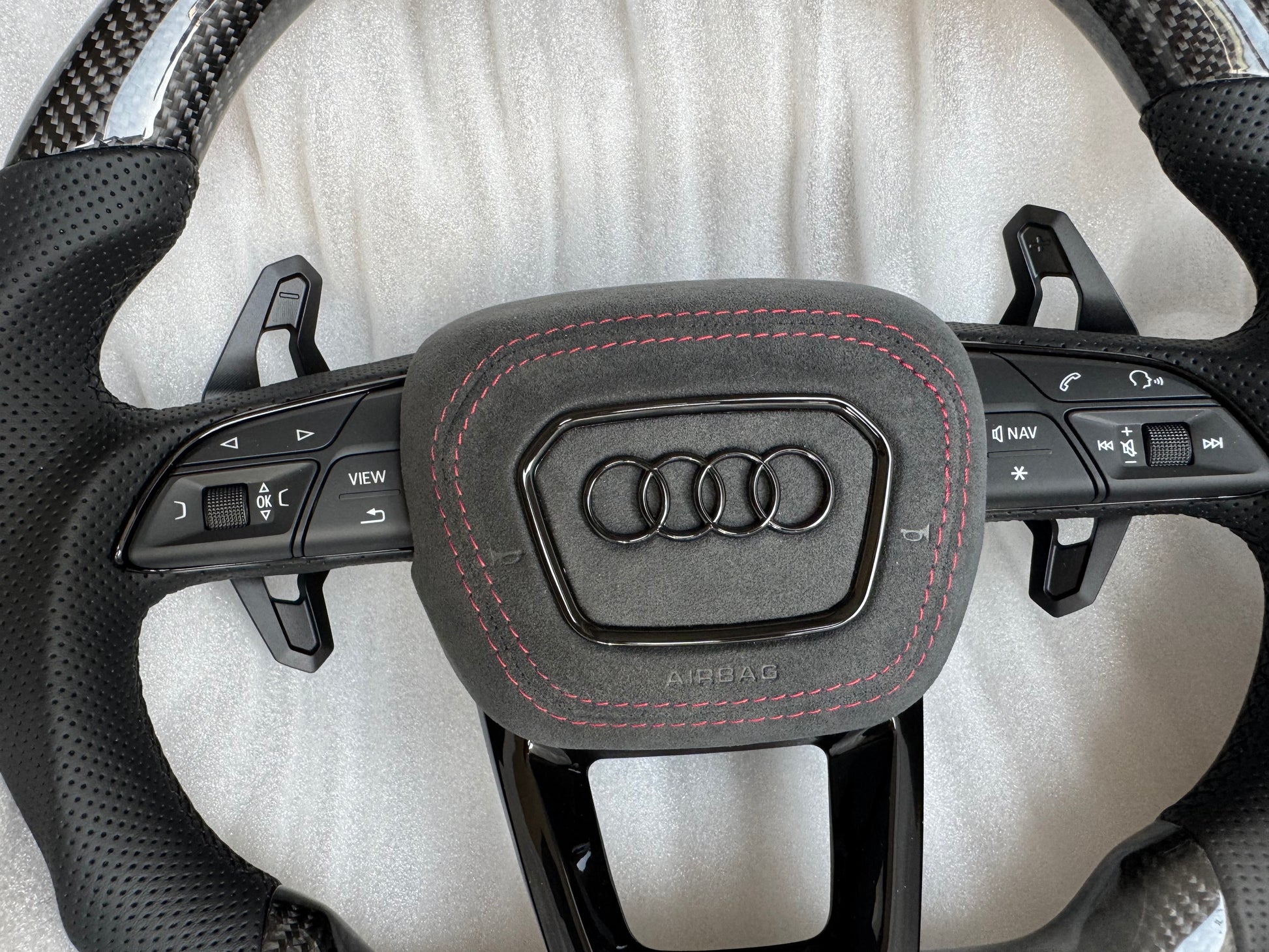 Audi RS3 RS4 RS5 B9 RSQ3 SQ5 Q7 SQ7 SQ8 RSQ8 4M Steering wheel airbag cover