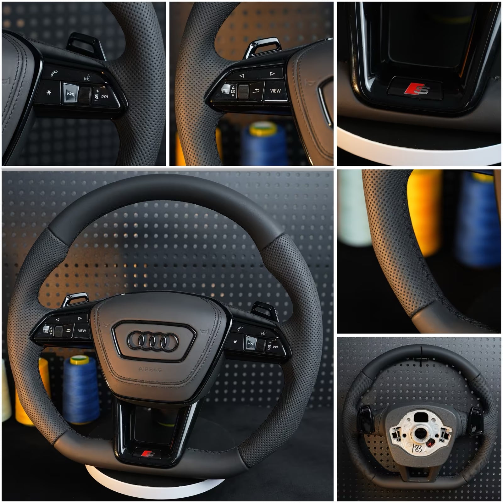 Audi A6 S6 RS6 A7 S7 RS7 C8 4K A8 S8 4N D5 Steering wheel leather heating