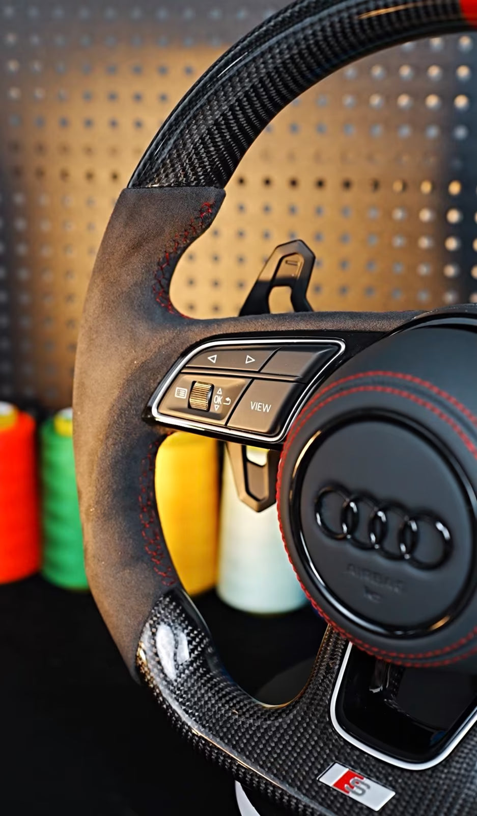 Audi steering wheel