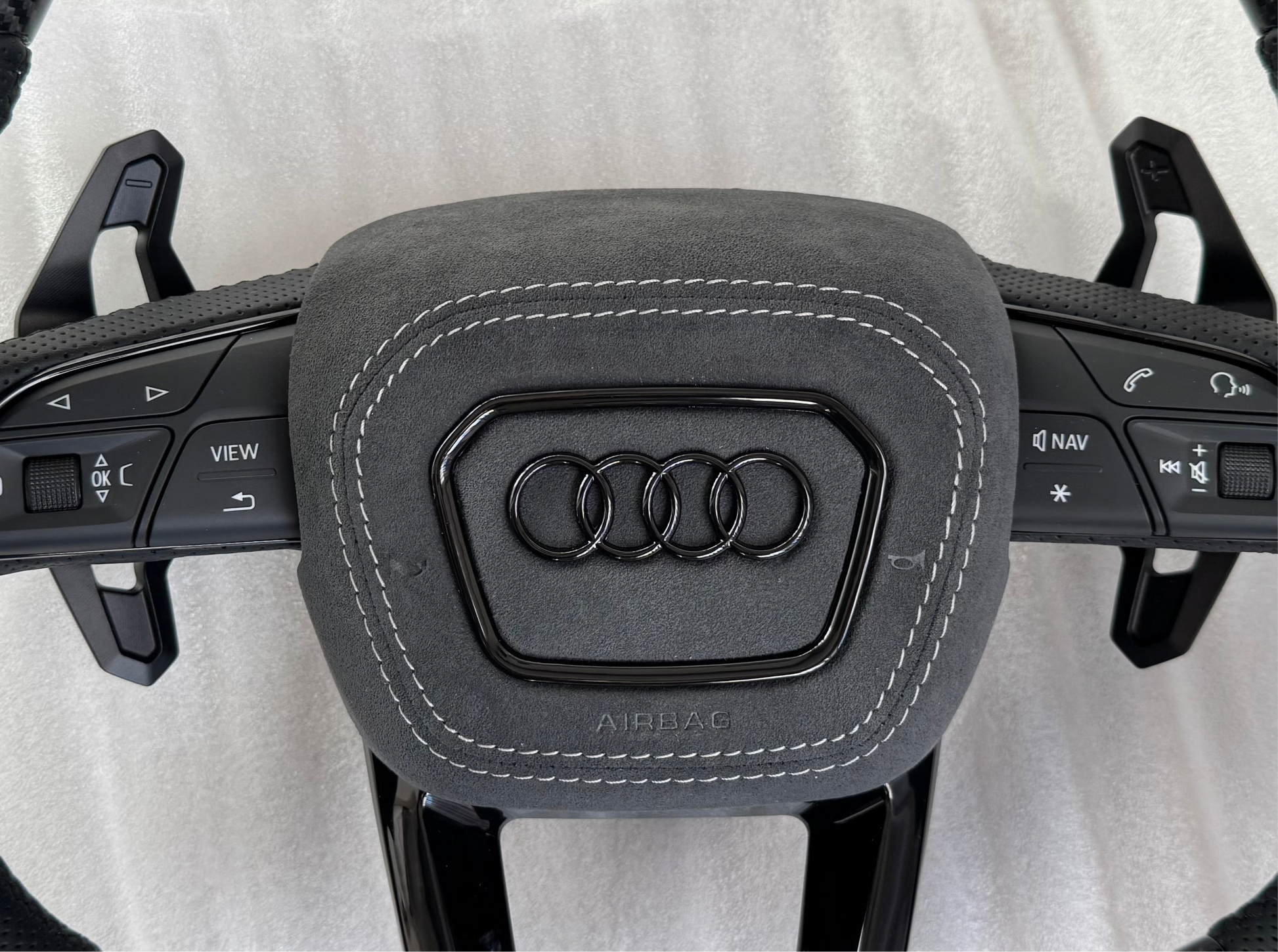 Audi RS3 RS4 RS5 B9 RSQ3 SQ5 Q7 SQ7 SQ8 RSQ8 4M Steering wheel airbag cover