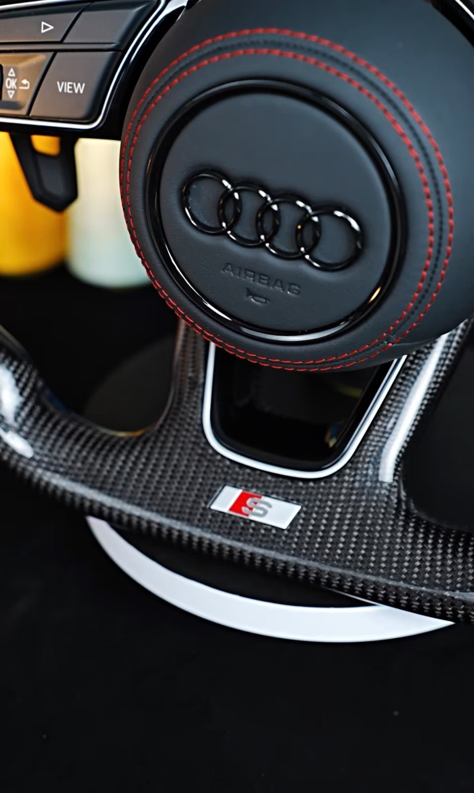Audi steering wheel