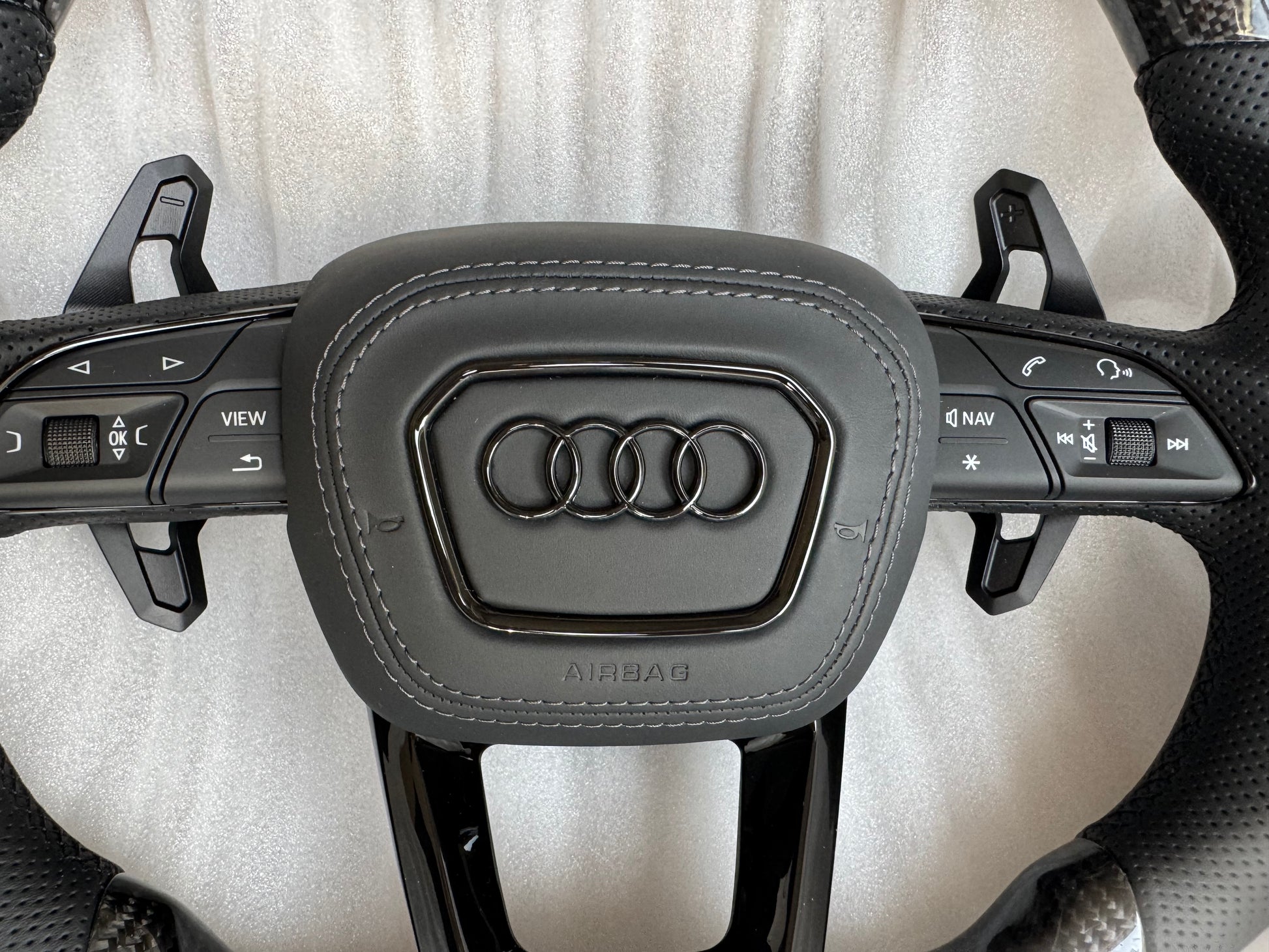 Audi RS3 RS4 RS5 B9 RSQ3 SQ5 Q7 SQ7 SQ8 RSQ8 4M Steering wheel airbag cover