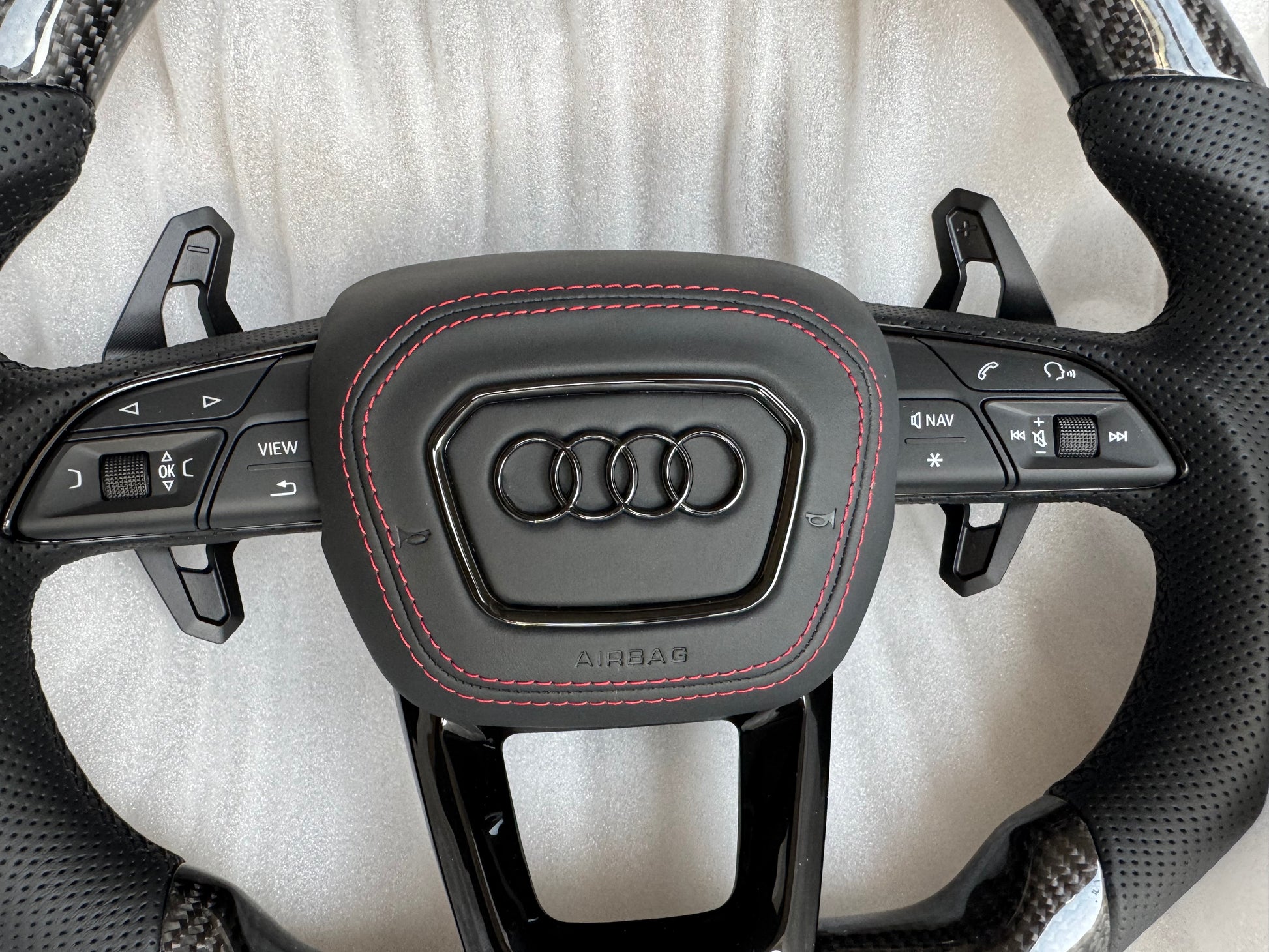 Audi RS3 RS4 RS5 B9 RSQ3 SQ5 Q7 SQ7 SQ8 RSQ8 4M Steering wheel airbag cover