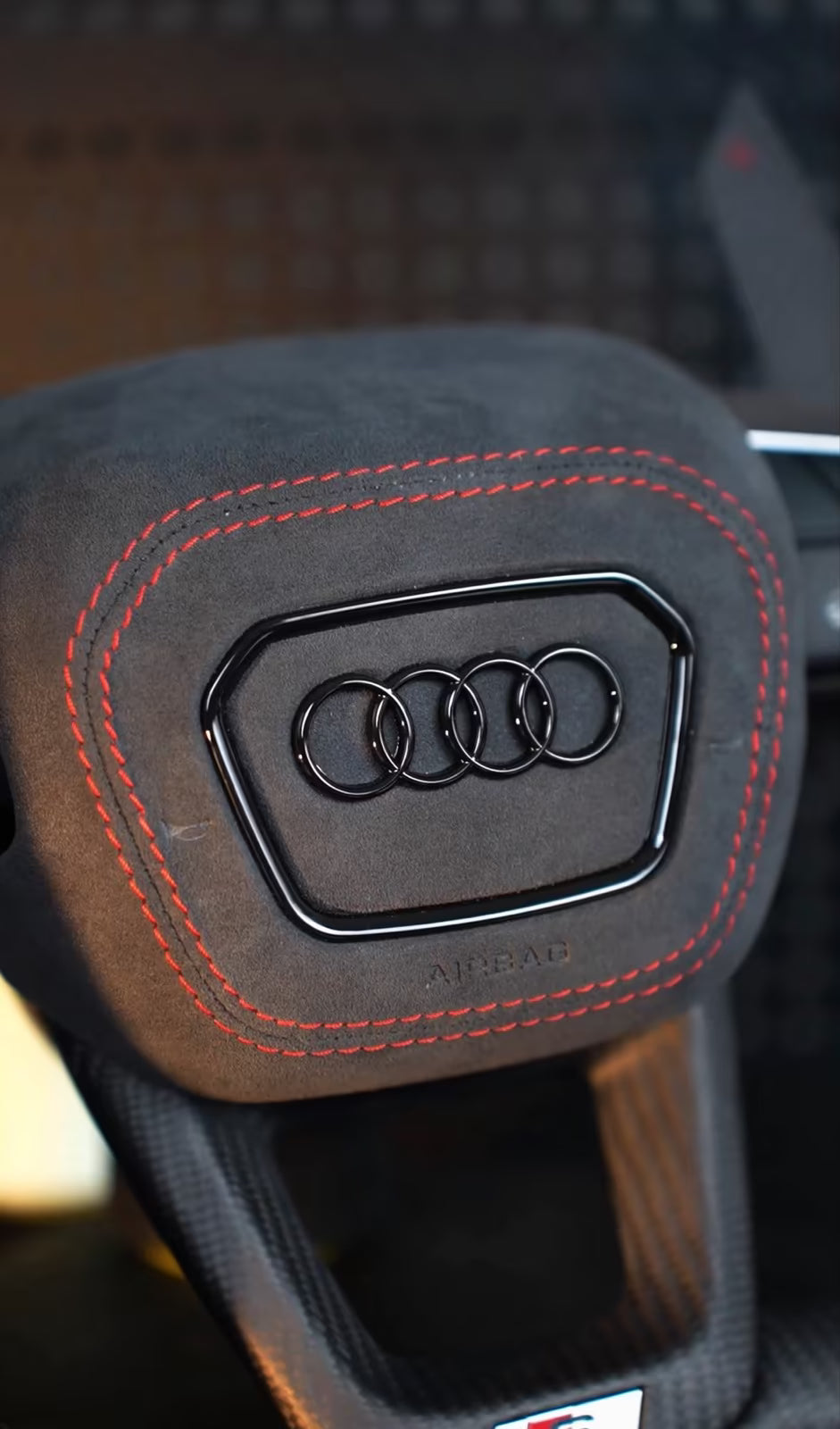 Audi steering wheel