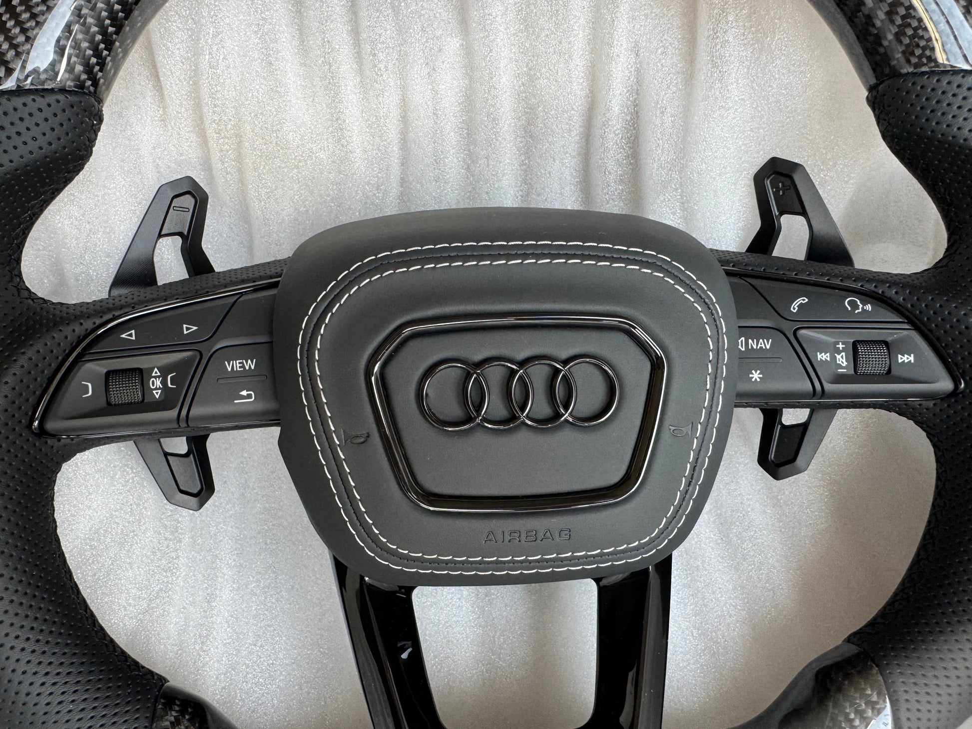 Audi RS3 RS4 RS5 B9 RSQ3 SQ5 Q7 SQ7 SQ8 RSQ8 4M Steering wheel airbag cover