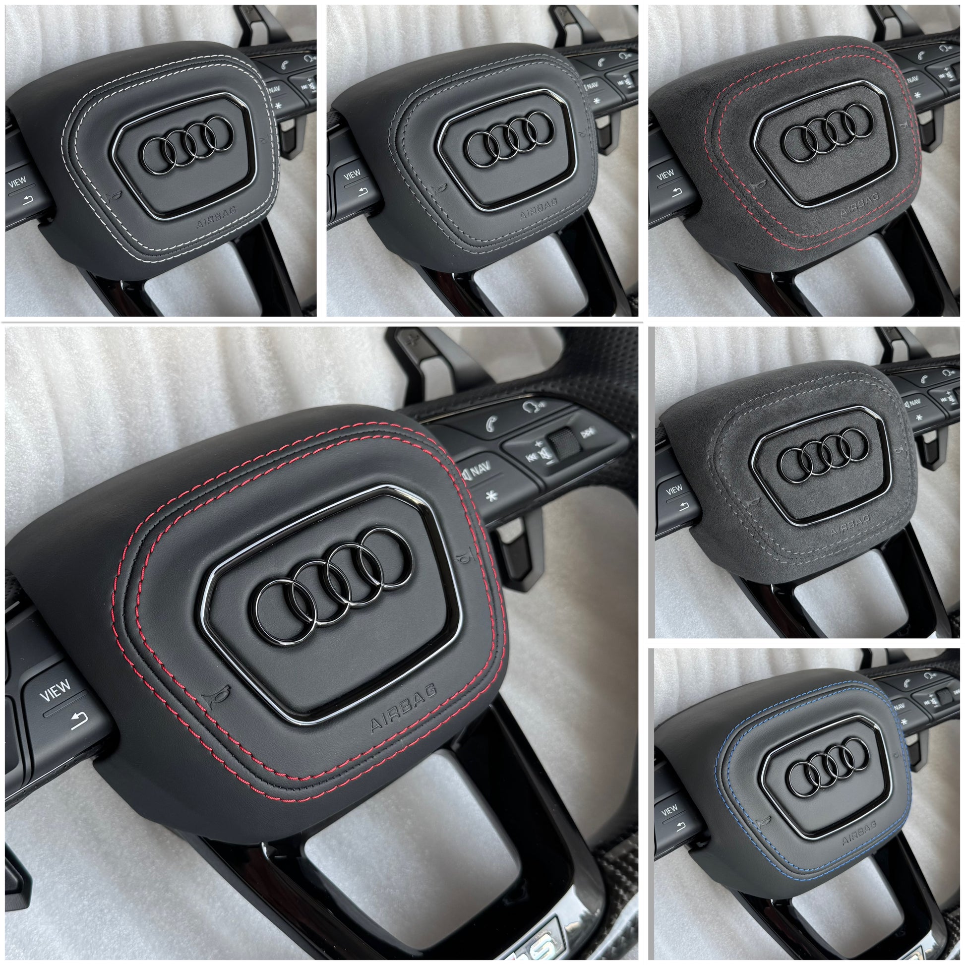 Audi RS3 RS4 RS5 B9 RSQ3 SQ5 Q7 SQ7 SQ8 RSQ8 4M Steering wheel airbag cover