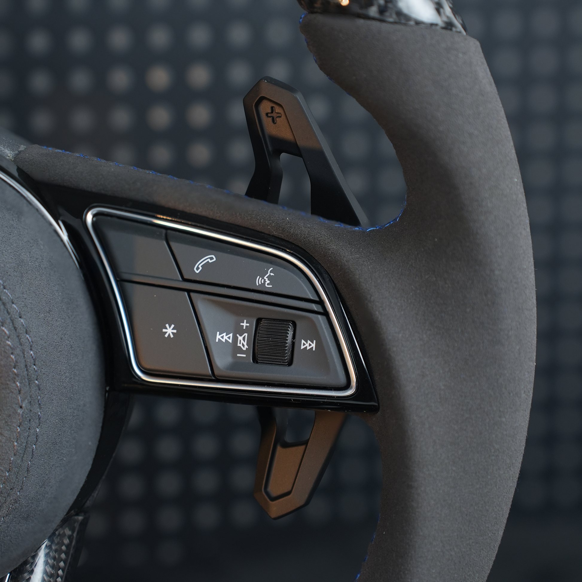 Audi S3 RS3 8Y A4 S4 RS4 A5 S5 RS5 8W B9 Steering wheel carbon alcantara