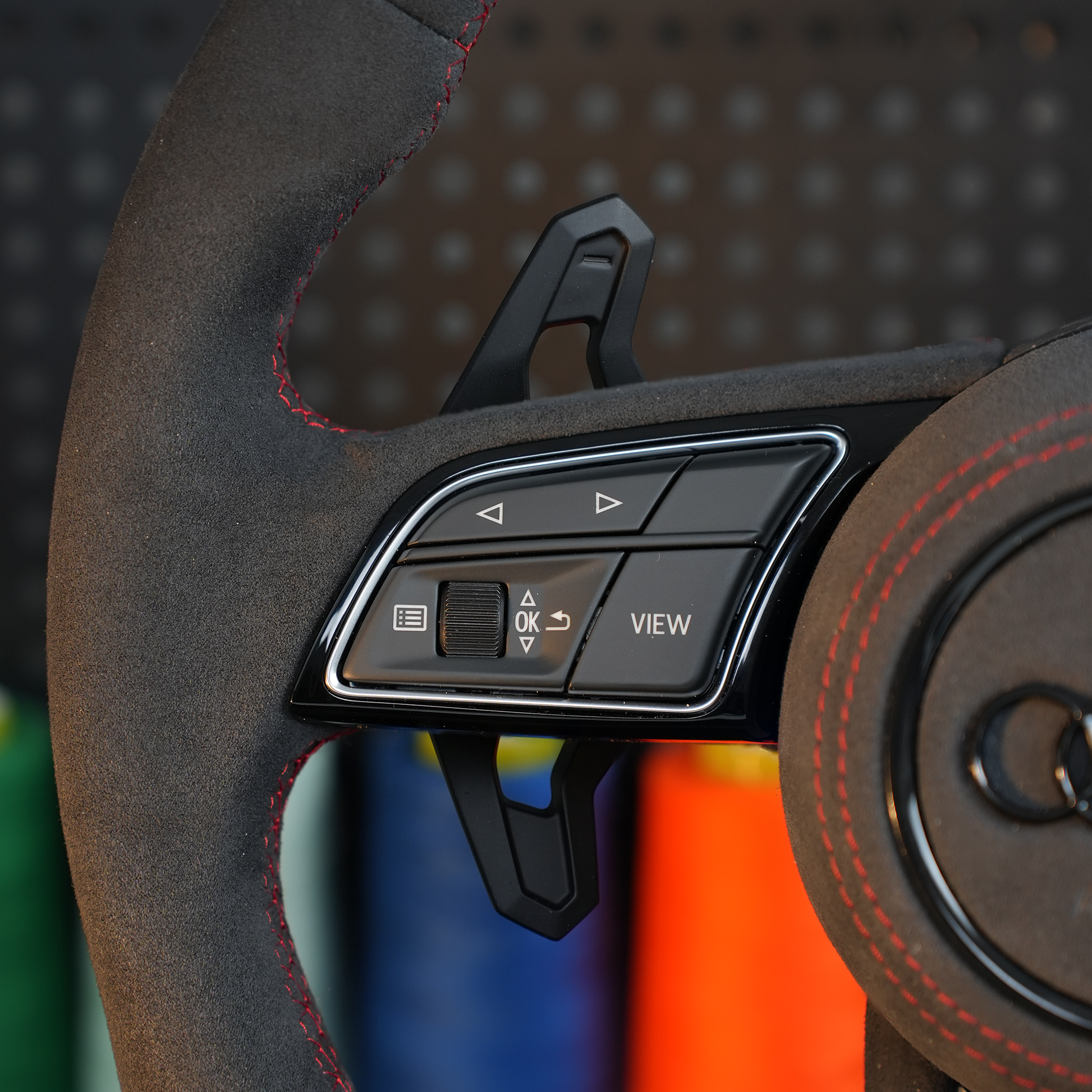 Audi S3 RS3 8Y A4 S4 RS4 A5 S5 RS5 8W B9 Steering wheel alcantara