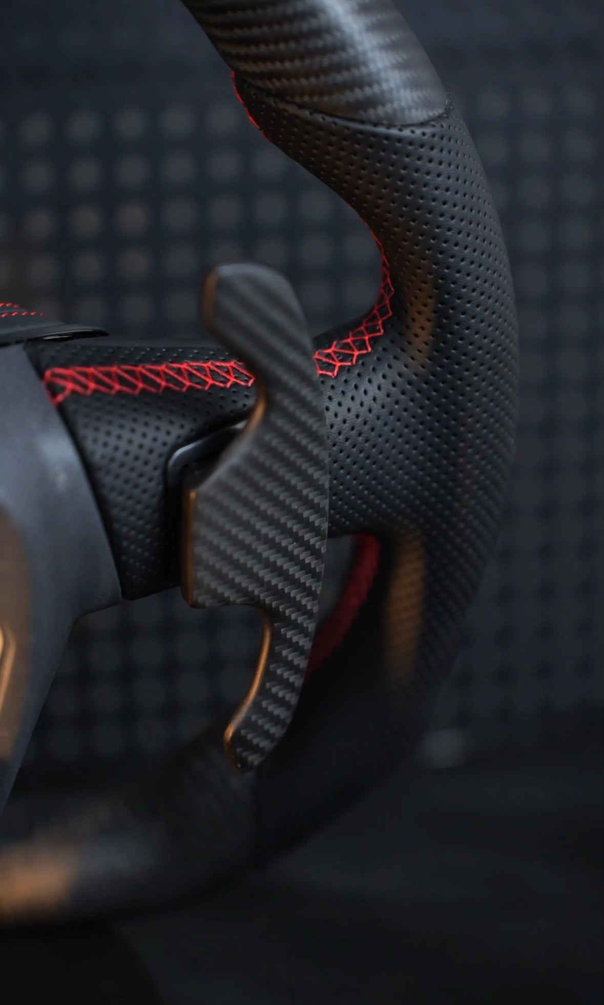 Audi A6 S6 RS6 A7 S7 RS7 C8 4K A8 S8 4N D5 Steering wheel leather matt carbon