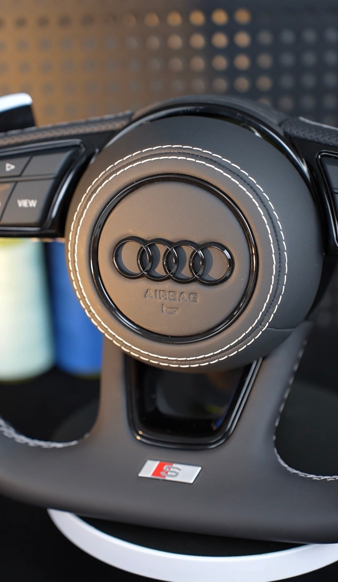 Audi S3 RS3 8Y A4 S4 RS4 A5 S5 RS5 8W B9 Steering wheel leather heated