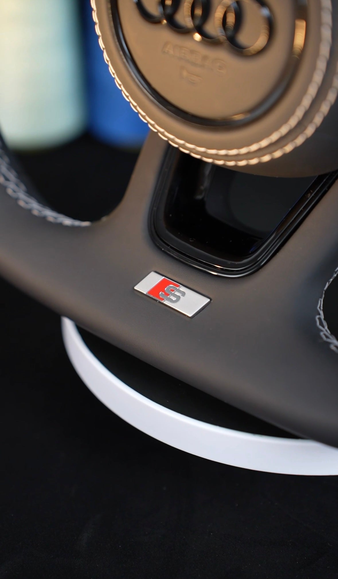 Audi S3 RS3 8Y A4 S4 RS4 A5 S5 RS5 8W B9 Steering wheel leather heated
