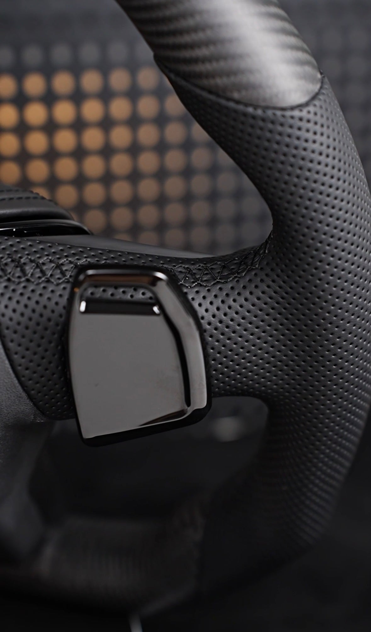 Audi A6 S6 RS6 A7 S7 RS7 C8 4K A8 S8 4N D5 Steering wheel leather carbon