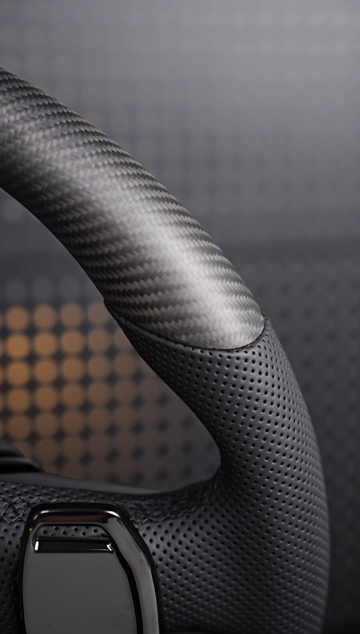 Audi A6 S6 RS6 A7 S7 RS7 C8 4K A8 S8 4N D5 Steering wheel leather carbon