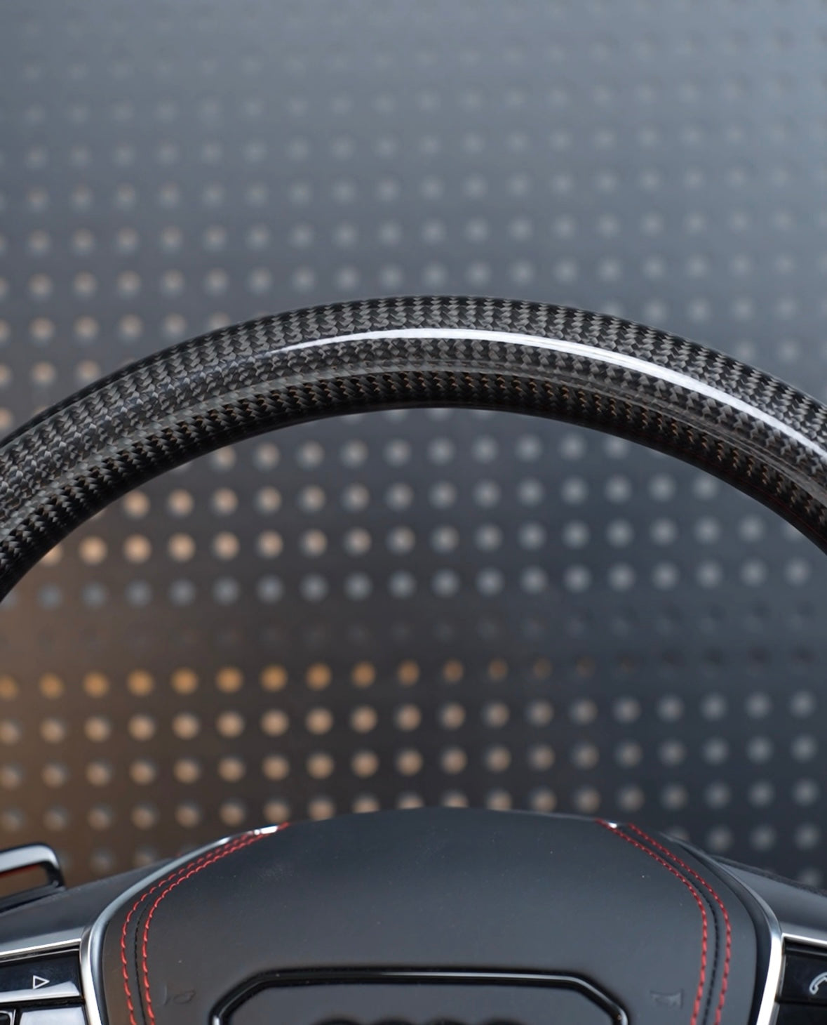 Audi A6 S6 RS6 A7 S7 RS7 C8 4K A8 S8 4N D5 Steering wheel alcantara carbon