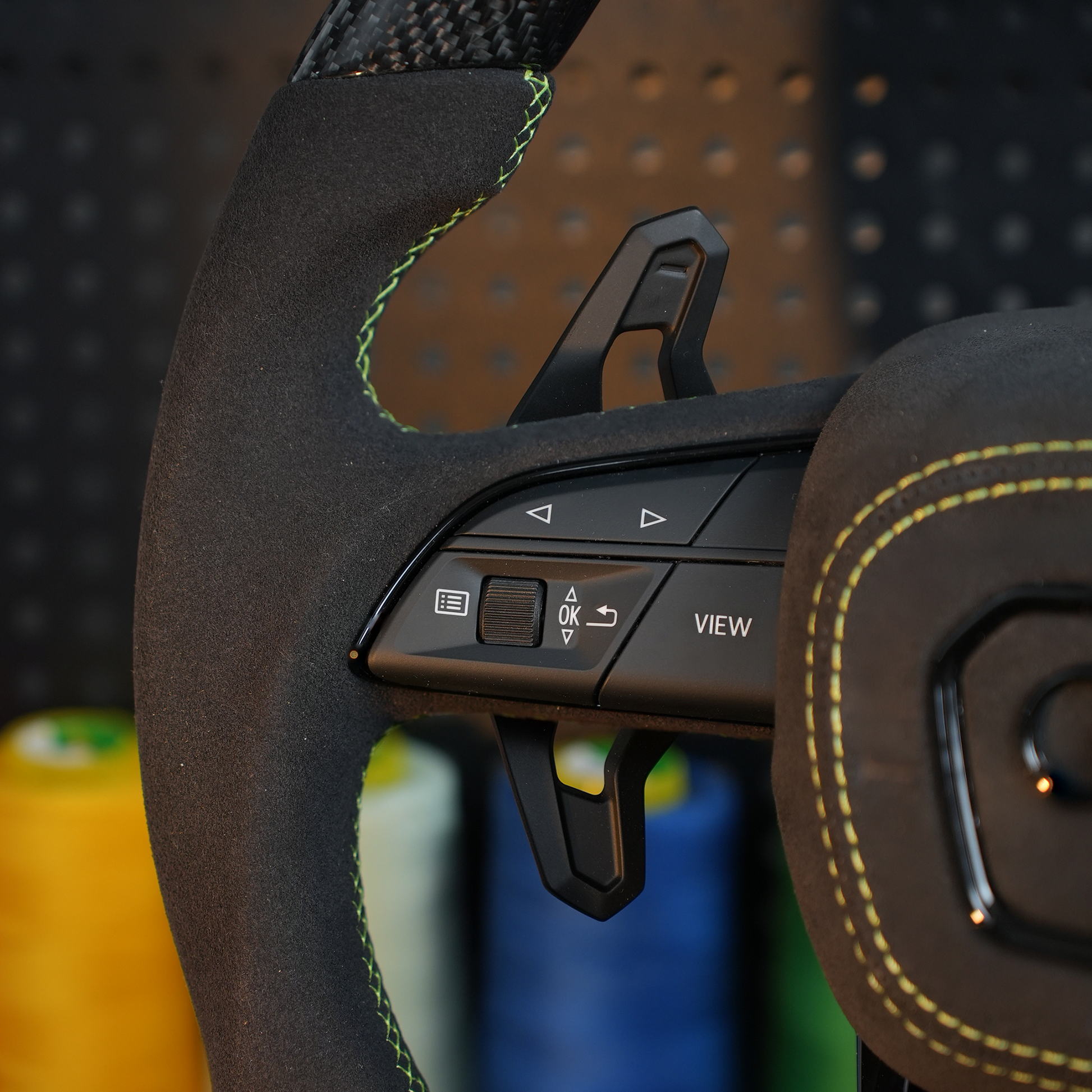 Audi S3 RS3 RSQ3 Q5 SQ5 Q7 SQ7 SQ8 RSQ8 4M Steering wheel carbon heated