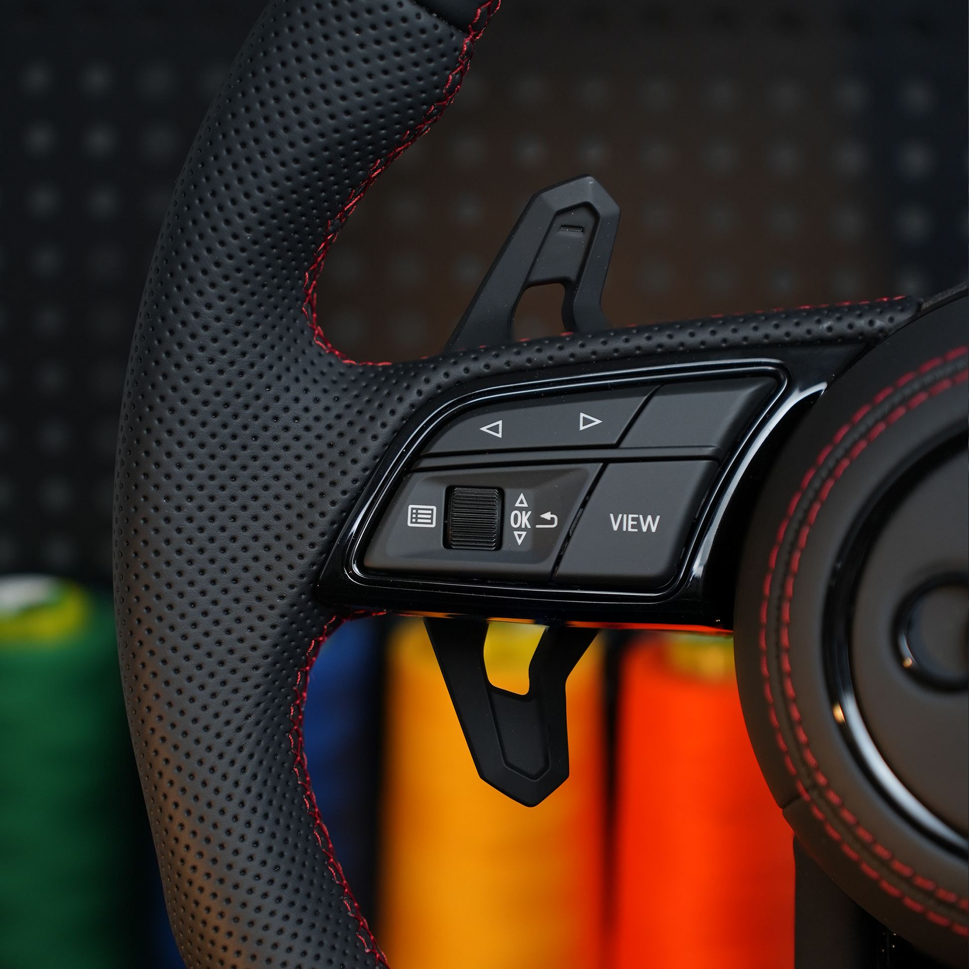 Audi S3 RS3 8Y A4 S4 RS4 A5 S5 RS5 8W B9 Steering wheel leather